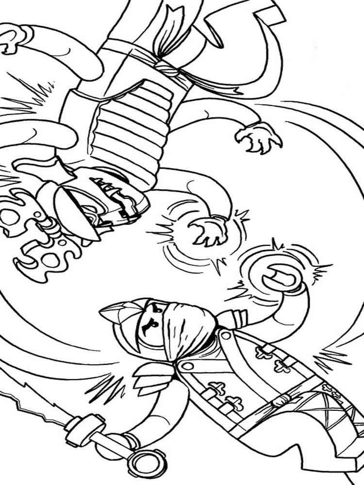 Lego Ninjago Coloring Pages Free Printable 121