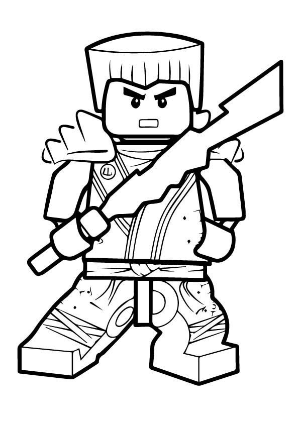 Lego Ninjago Coloring Pages Free Printable 2