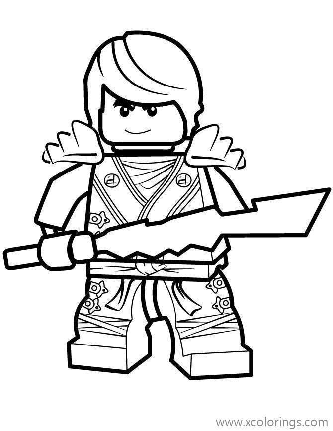 Lego Ninjago Coloring Pages Free Printable 3