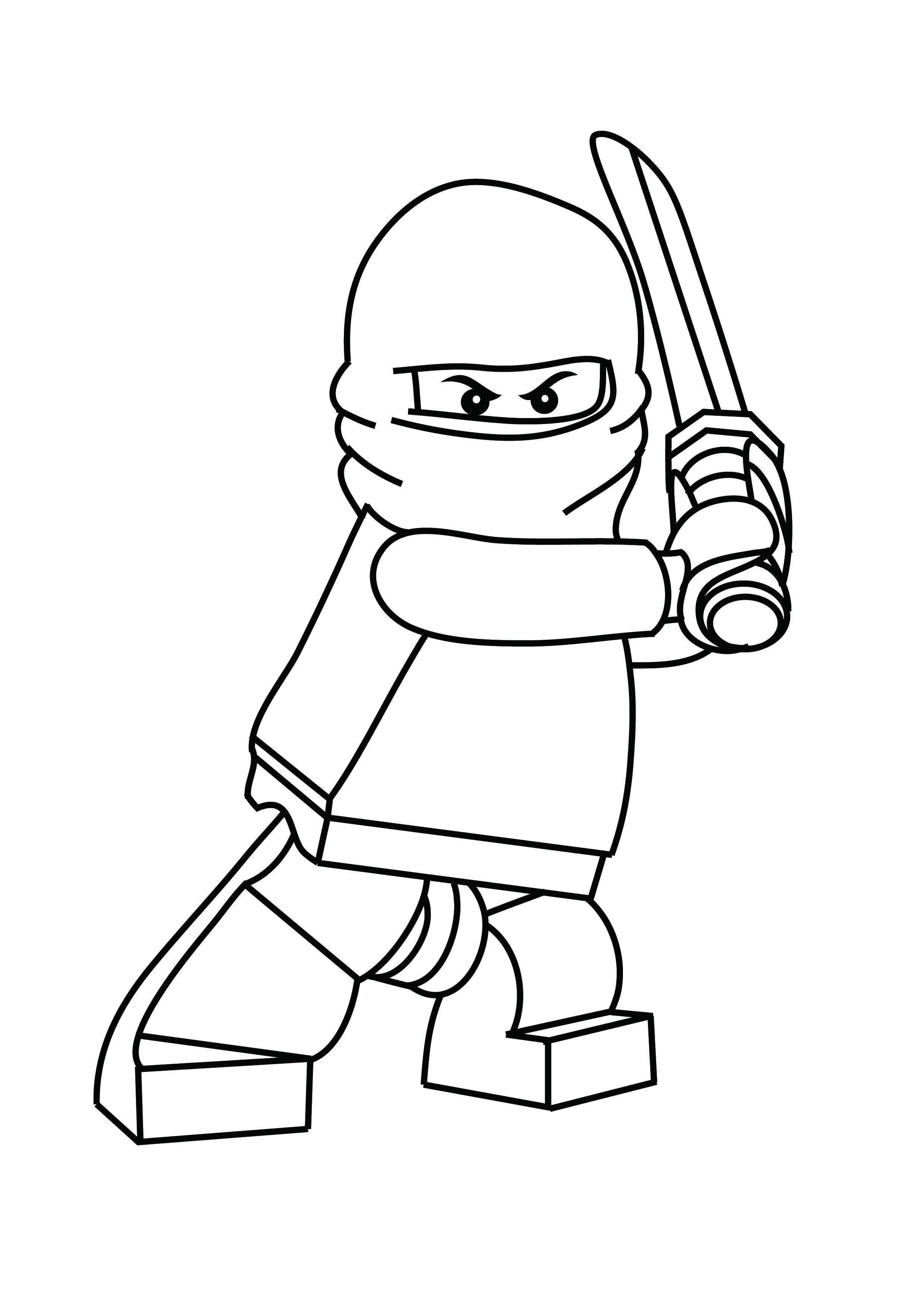 Lego Ninjago Coloring Pages Free Printable 5