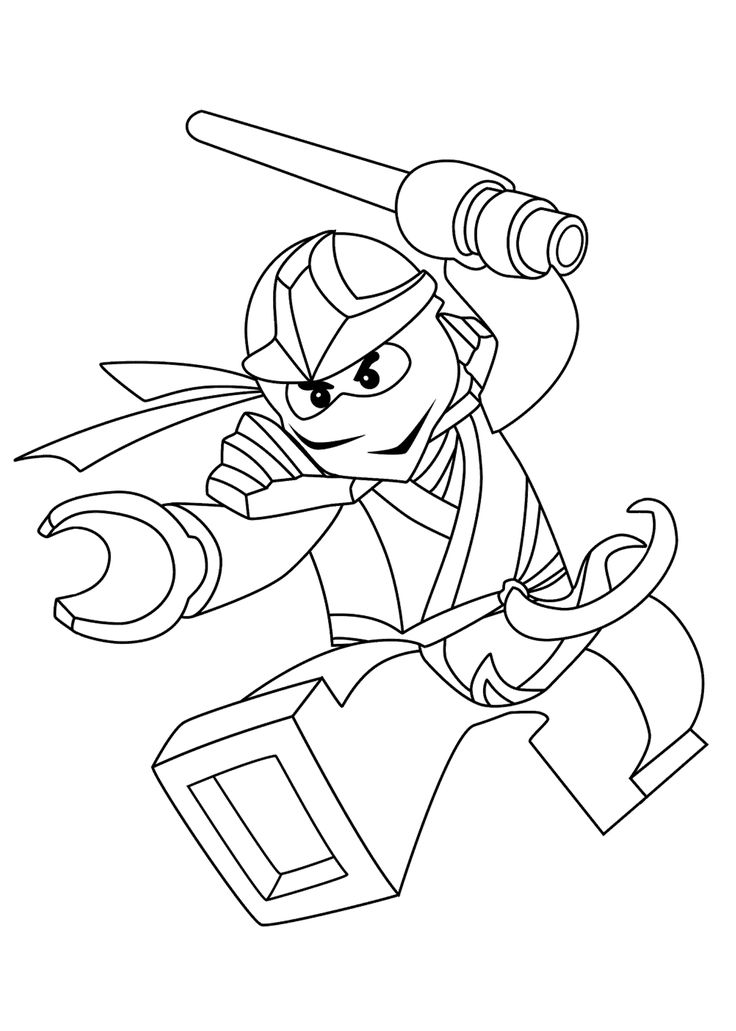 Lego Ninjago Coloring Pages Free Printable 53