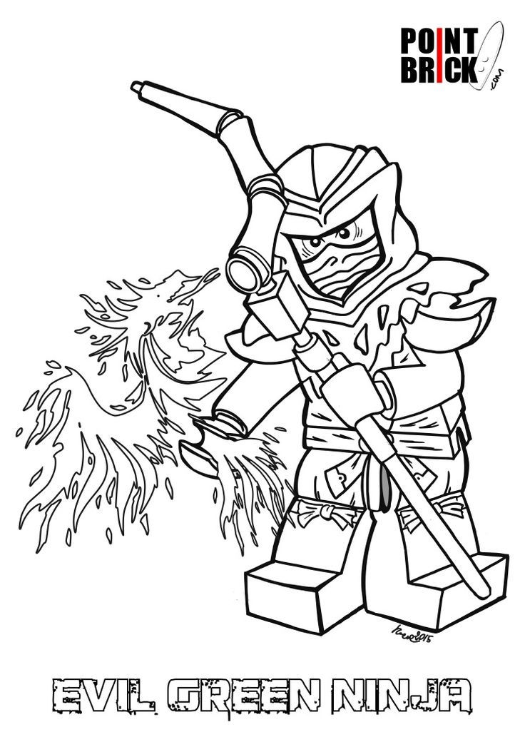 Lego Ninjago Coloring Pages Free Printable 59