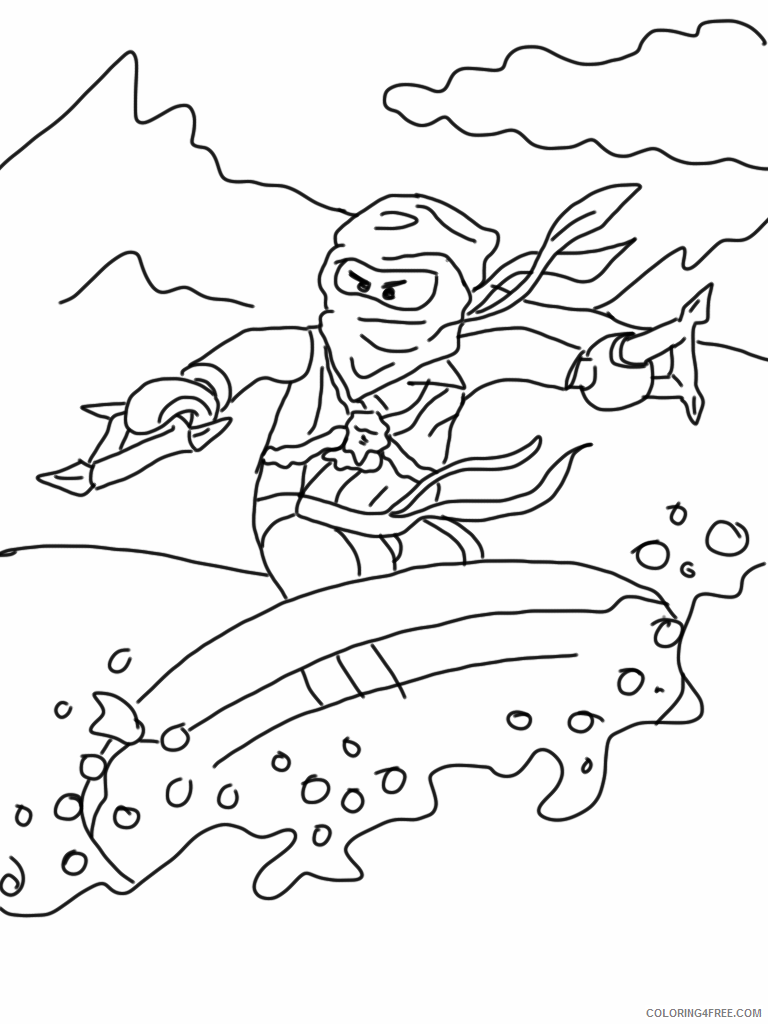 Lego Ninjago Coloring Pages Free Printable 60