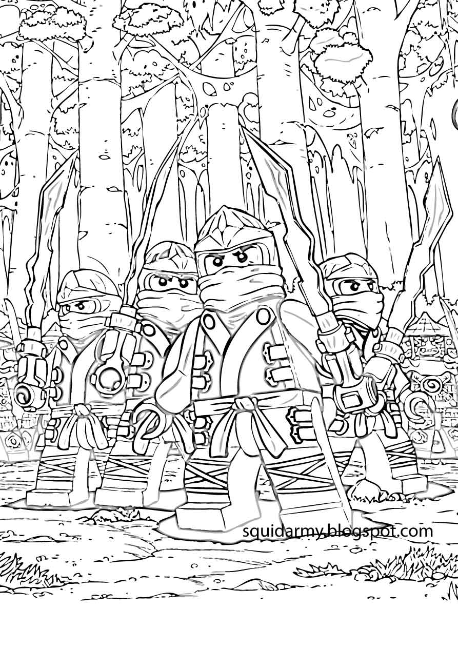 Lego Ninjago Coloring Pages Free Printable 70