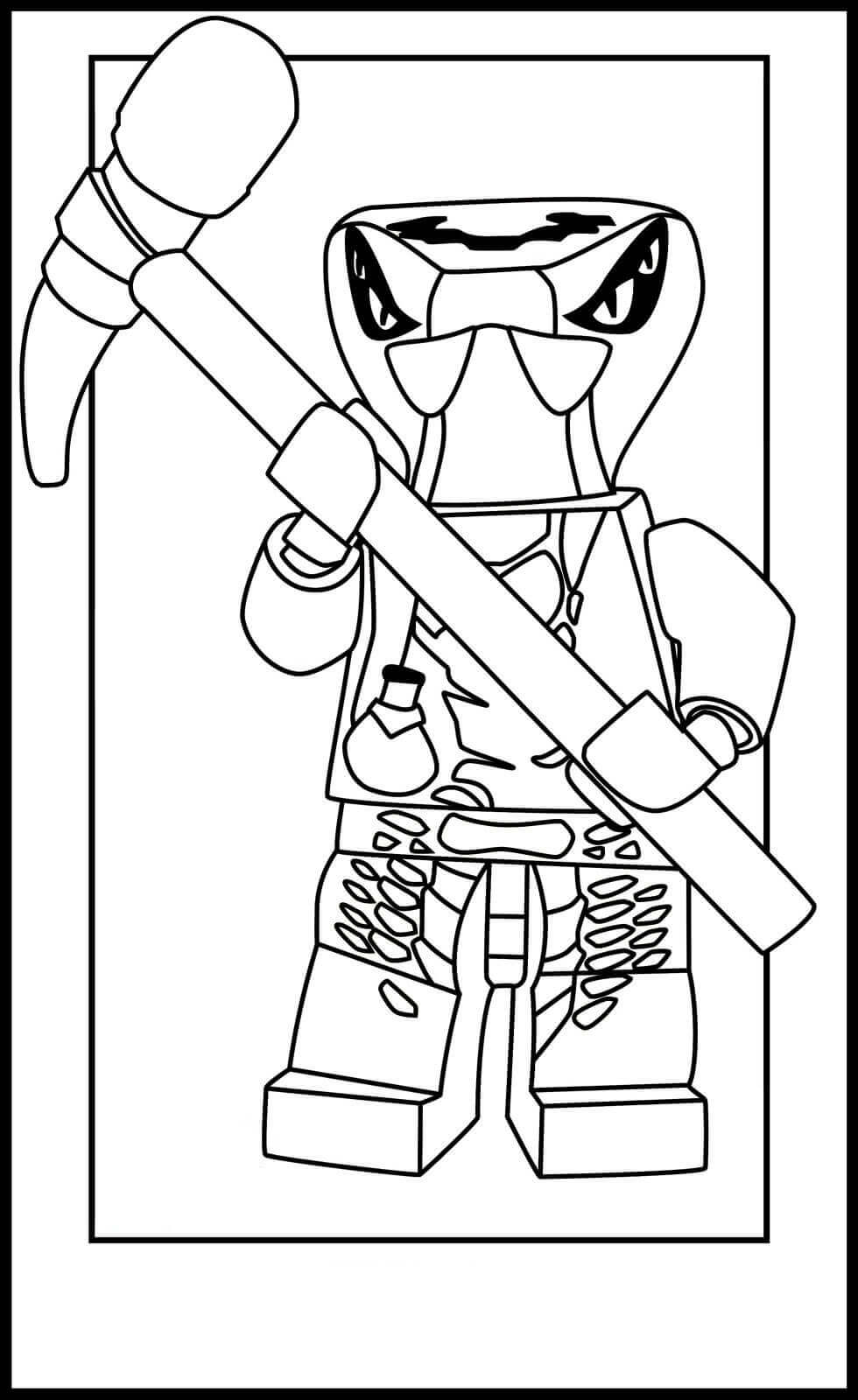 Lego Ninjago Coloring Pages Free Printable 74