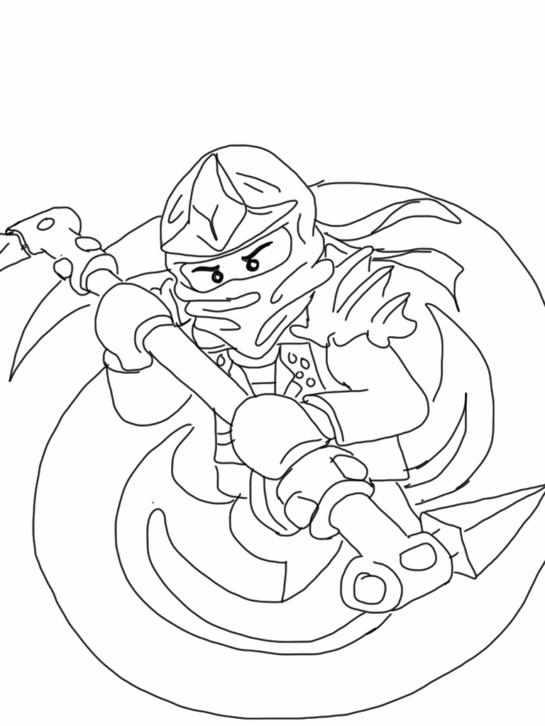 Lego Ninjago Coloring Pages Free Printable 8