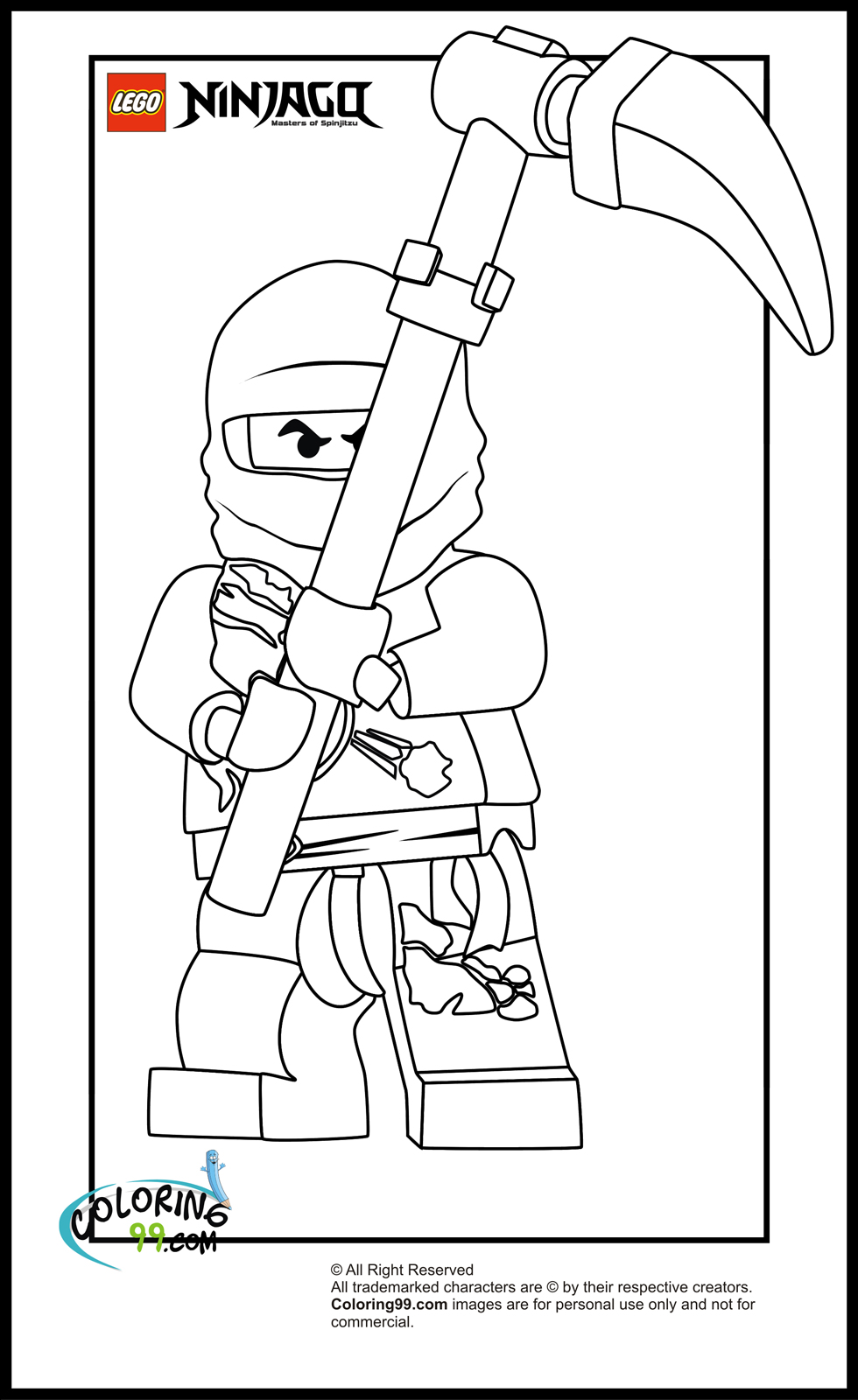 Lego Ninjago Coloring Pages Free Printable 81