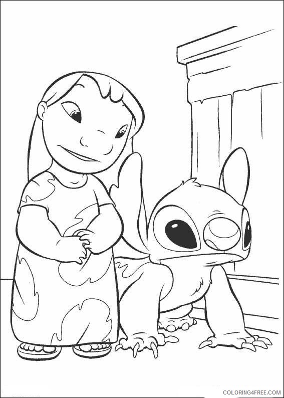 Lilo and Stitch Coloring Pages Free Printable 18