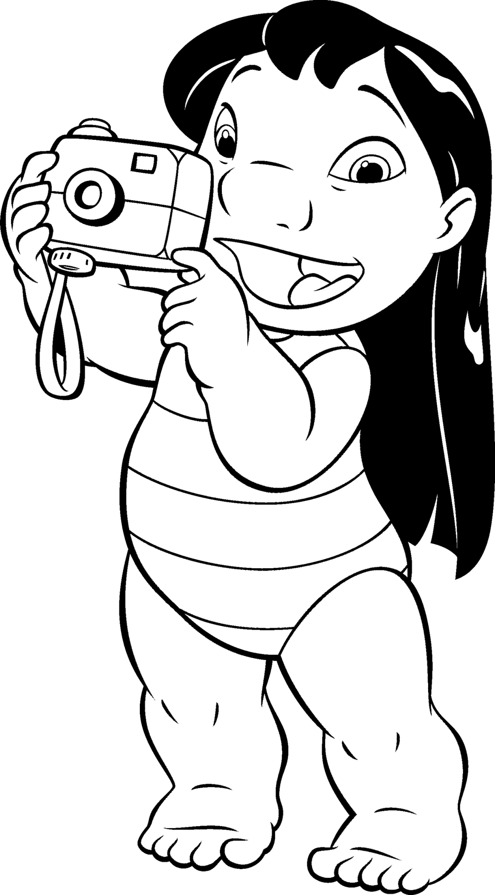 Lilo and Stitch Coloring Pages Free Printable 22