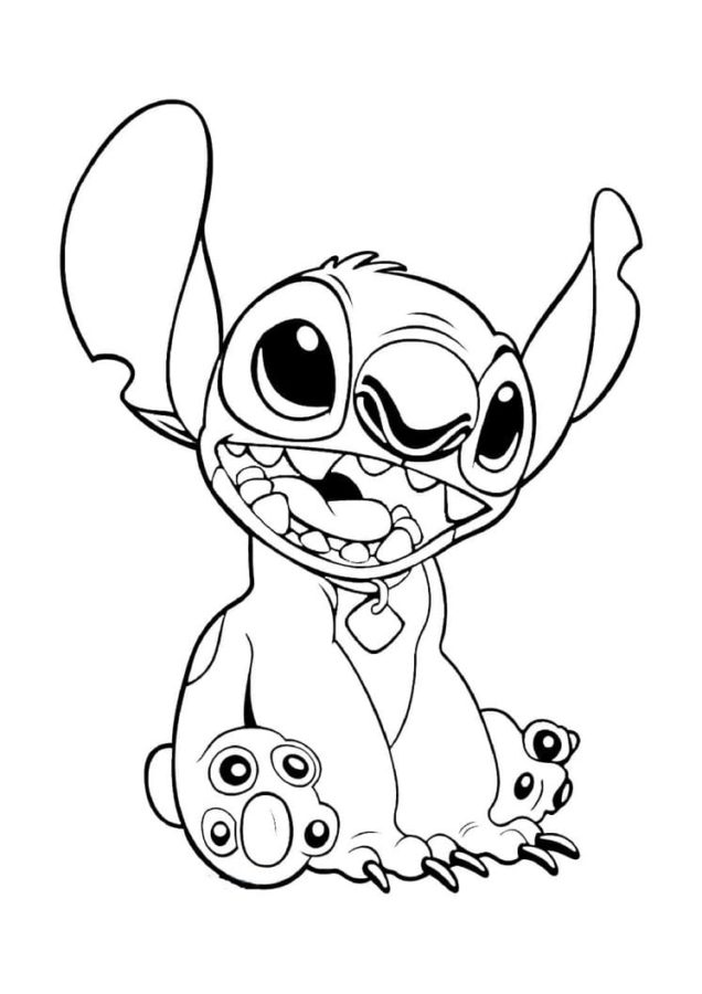 Lilo and Stitch Coloring Pages Free Printable 26