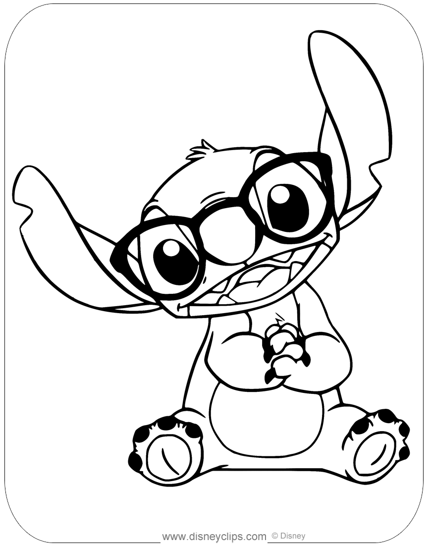 Lilo and Stitch Coloring Pages Free Printable 32