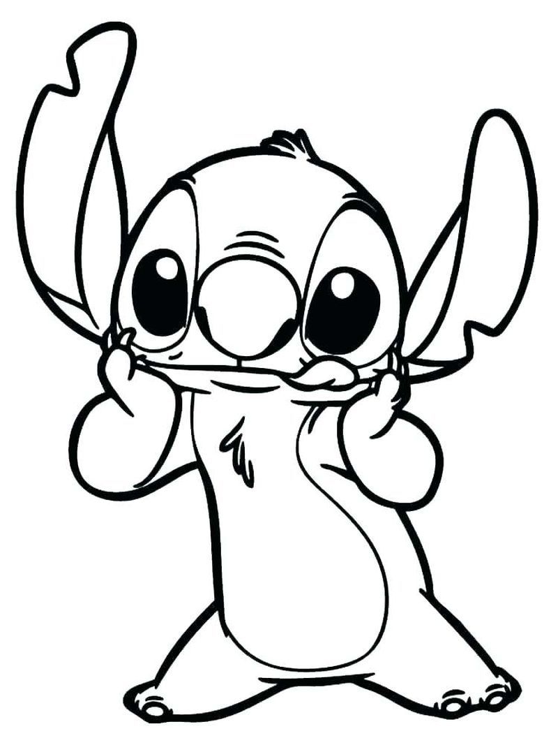 Lilo and Stitch Coloring Pages Free Printable 34