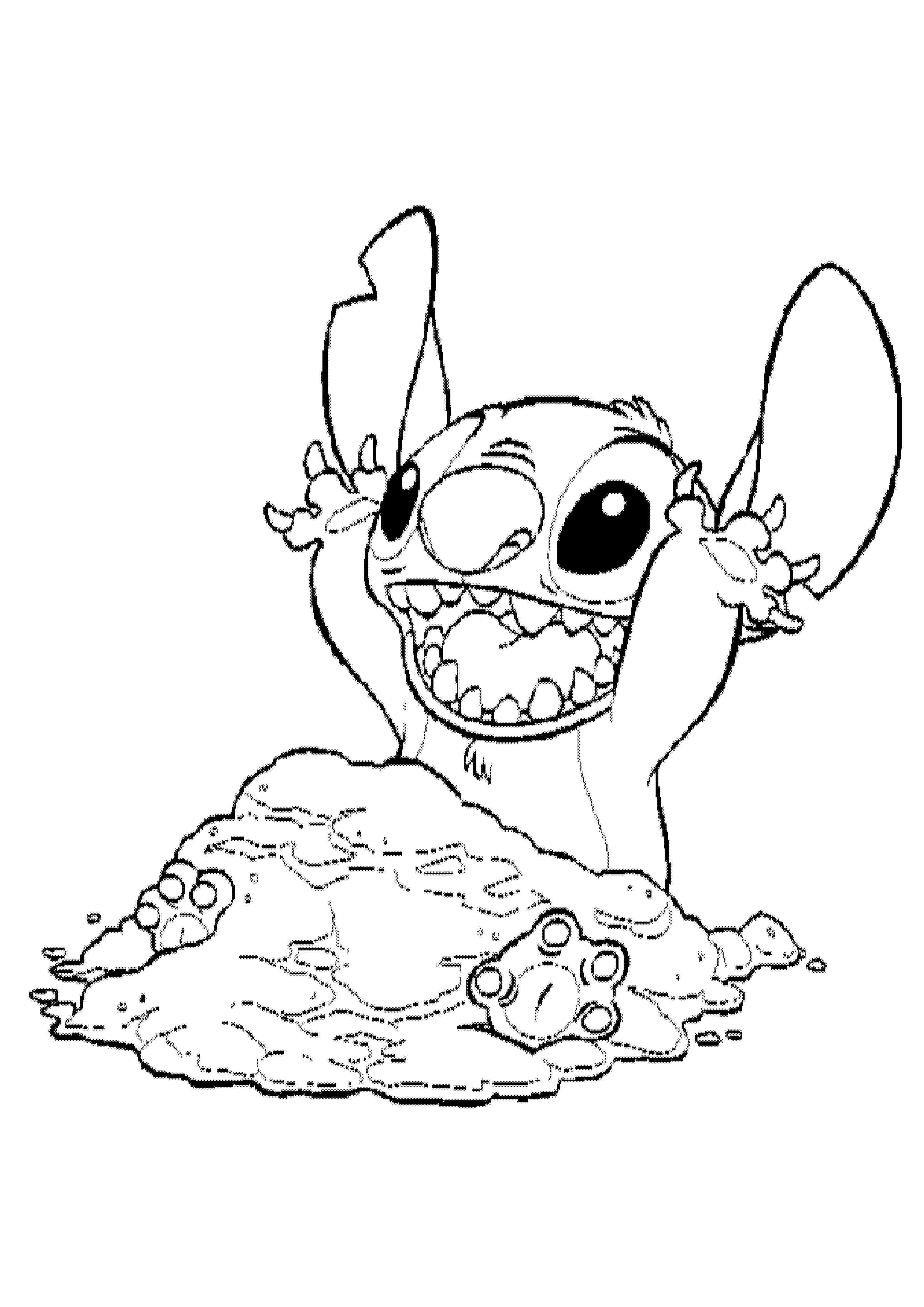 Lilo and Stitch Coloring Pages Free Printable 35