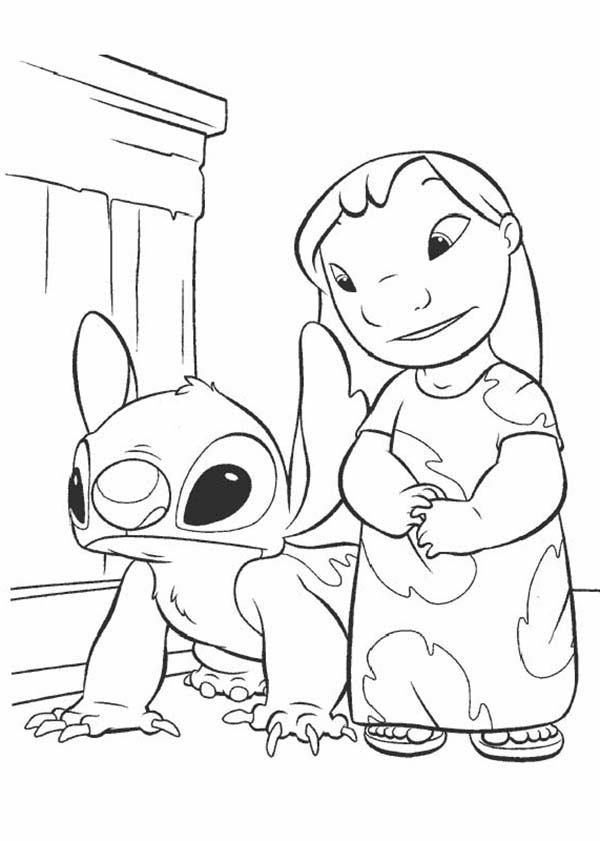 Lilo and Stitch Coloring Pages Free Printable 37