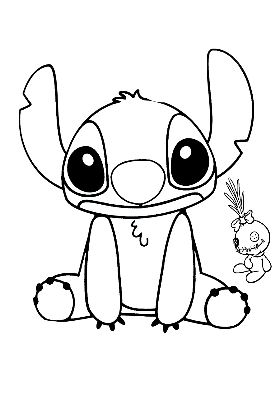 Lilo and Stitch Coloring Pages Free Printable 38