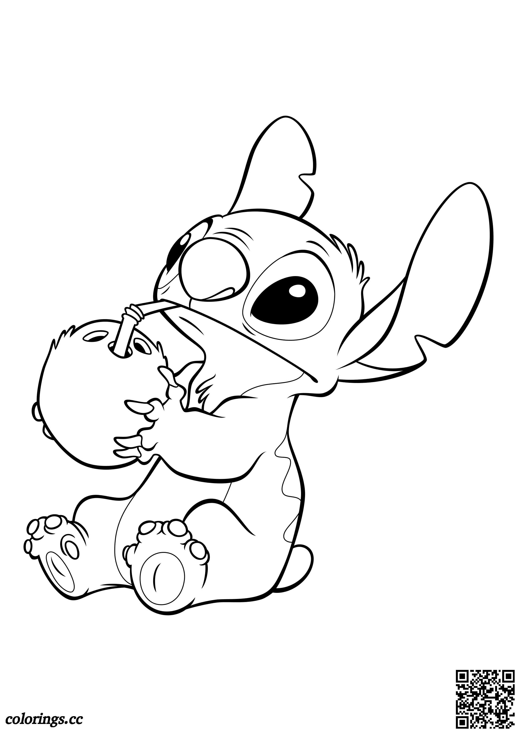 Lilo and Stitch Coloring Pages Free Printable 4