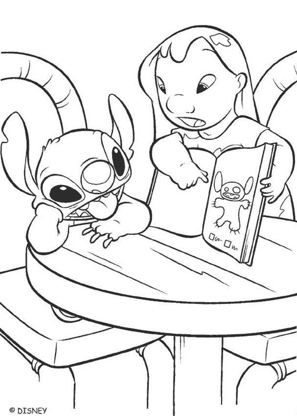 Lilo and Stitch Coloring Pages Free Printable 41