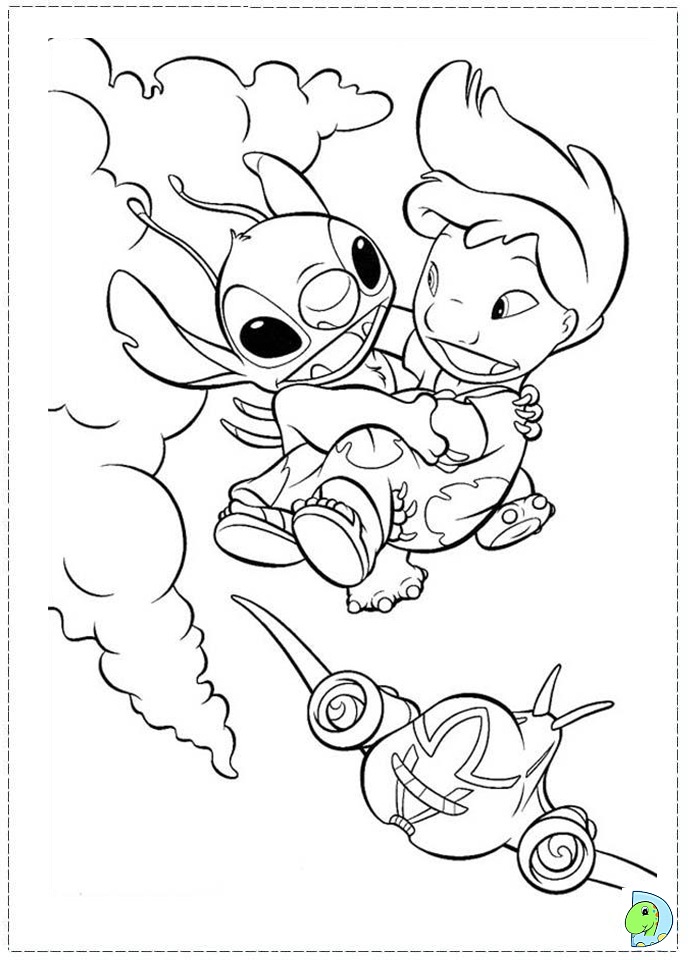 Lilo and Stitch Coloring Pages Free Printable 42