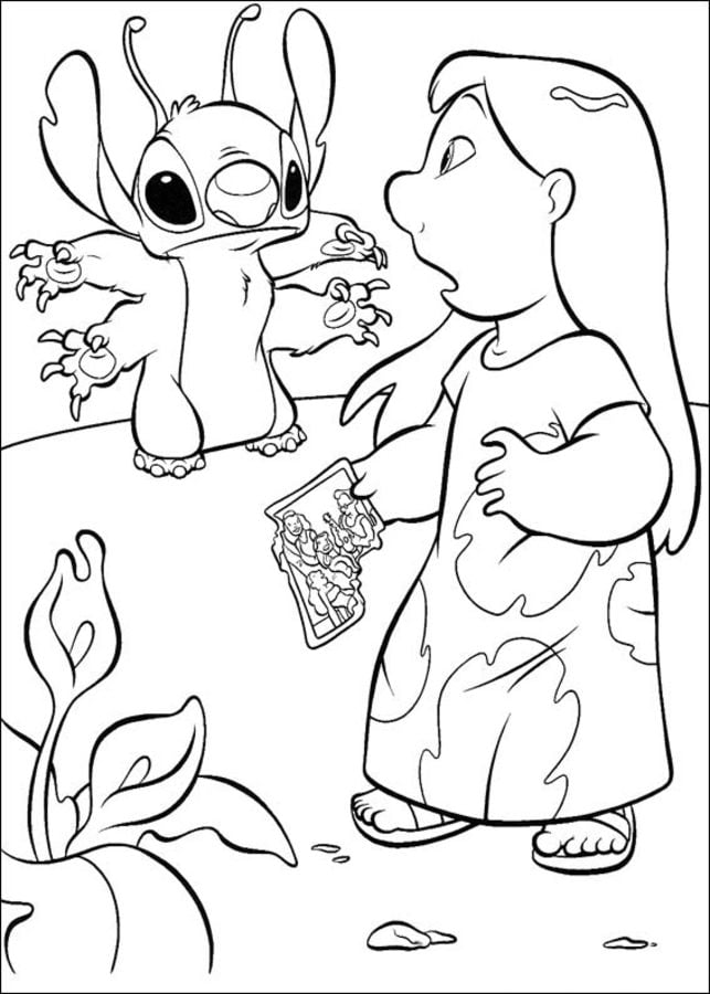 Lilo and Stitch Coloring Pages Free Printable 5