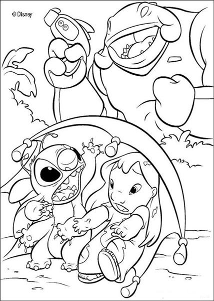 Lilo and Stitch Coloring Pages Free Printable 52