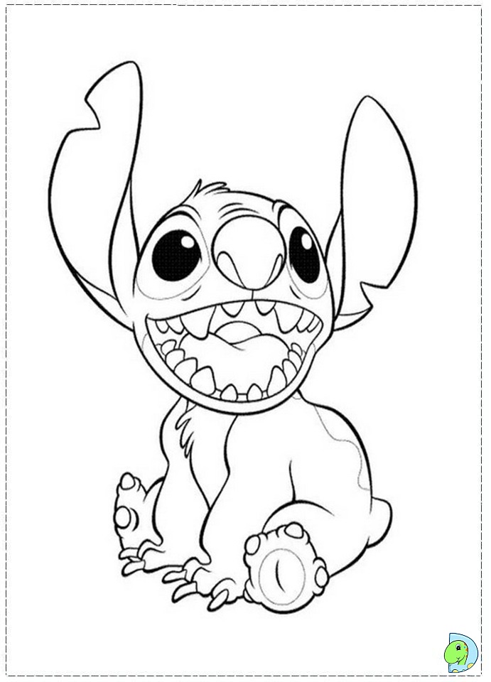 Lilo and Stitch Coloring Pages Free Printable 54