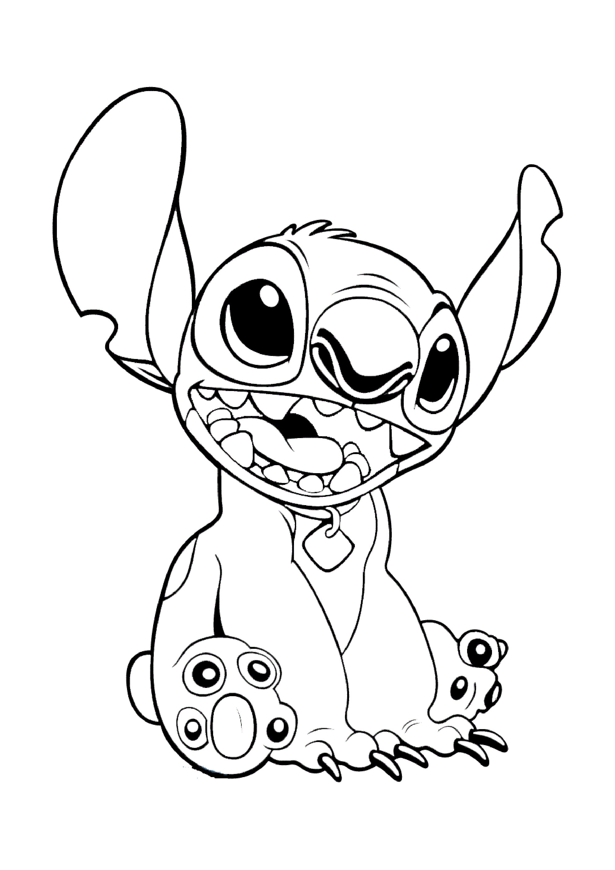 Lilo and Stitch Coloring Pages Free Printable 57