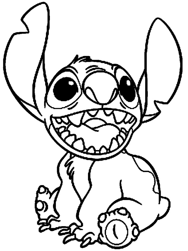 Lilo and Stitch Coloring Pages Free Printable 63