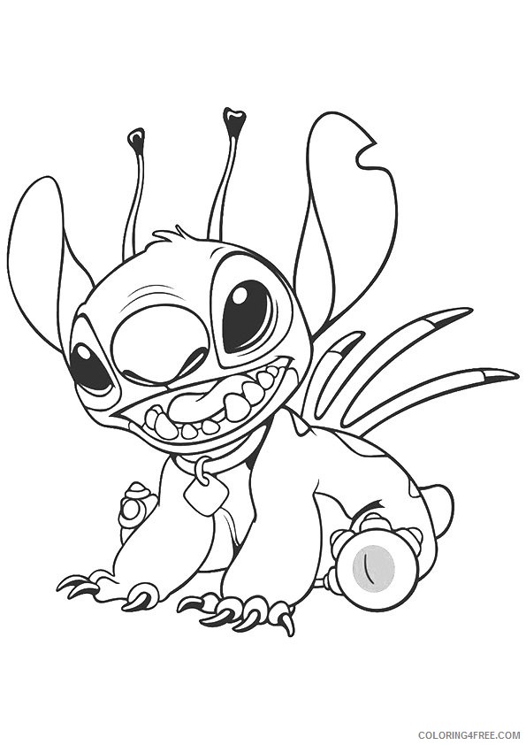 Lilo and Stitch Coloring Pages Free Printable 67