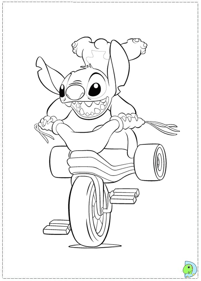 Lilo and Stitch Coloring Pages Free Printable 7