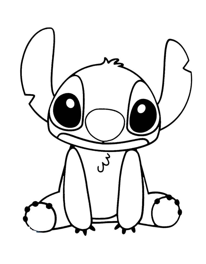 Lilo and Stitch Coloring Pages Free Printable 71