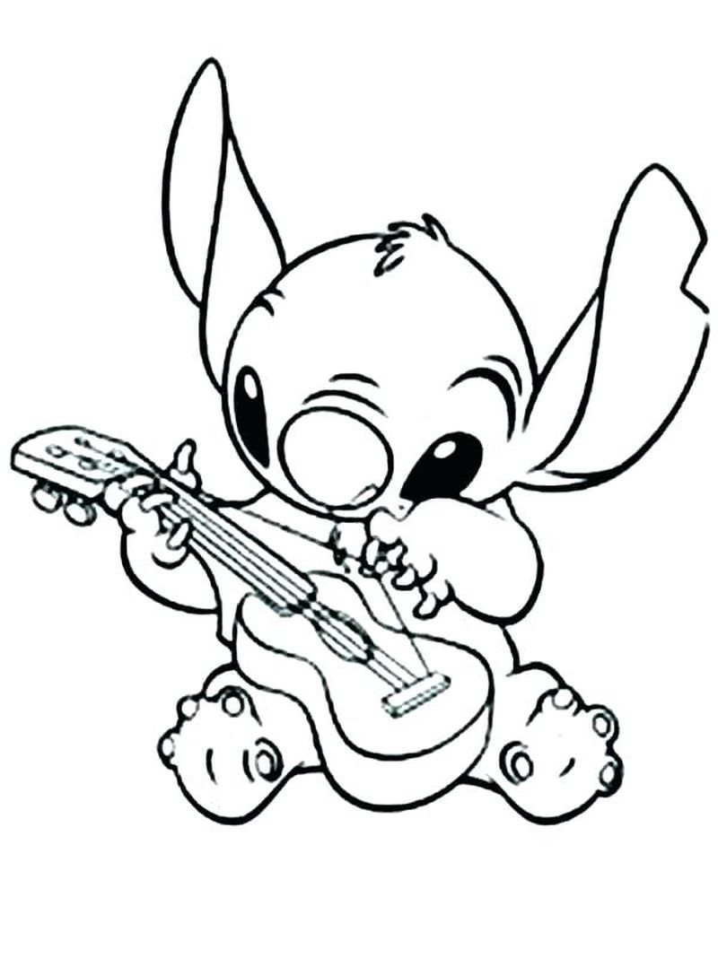 Lilo and Stitch Coloring Pages Free Printable 75