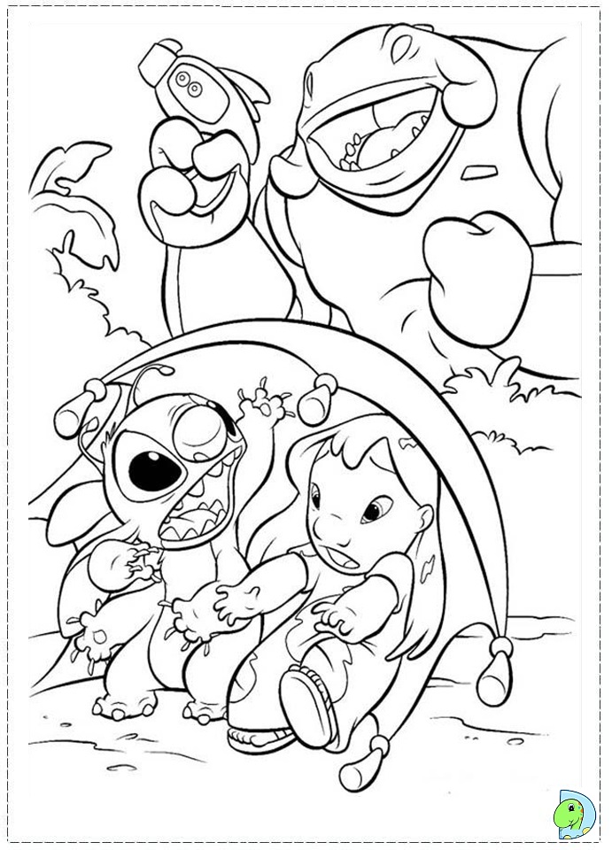 Lilo and Stitch Coloring Pages Free Printable 78