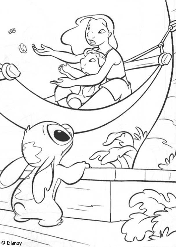 Lilo and Stitch Coloring Pages Free Printable 85