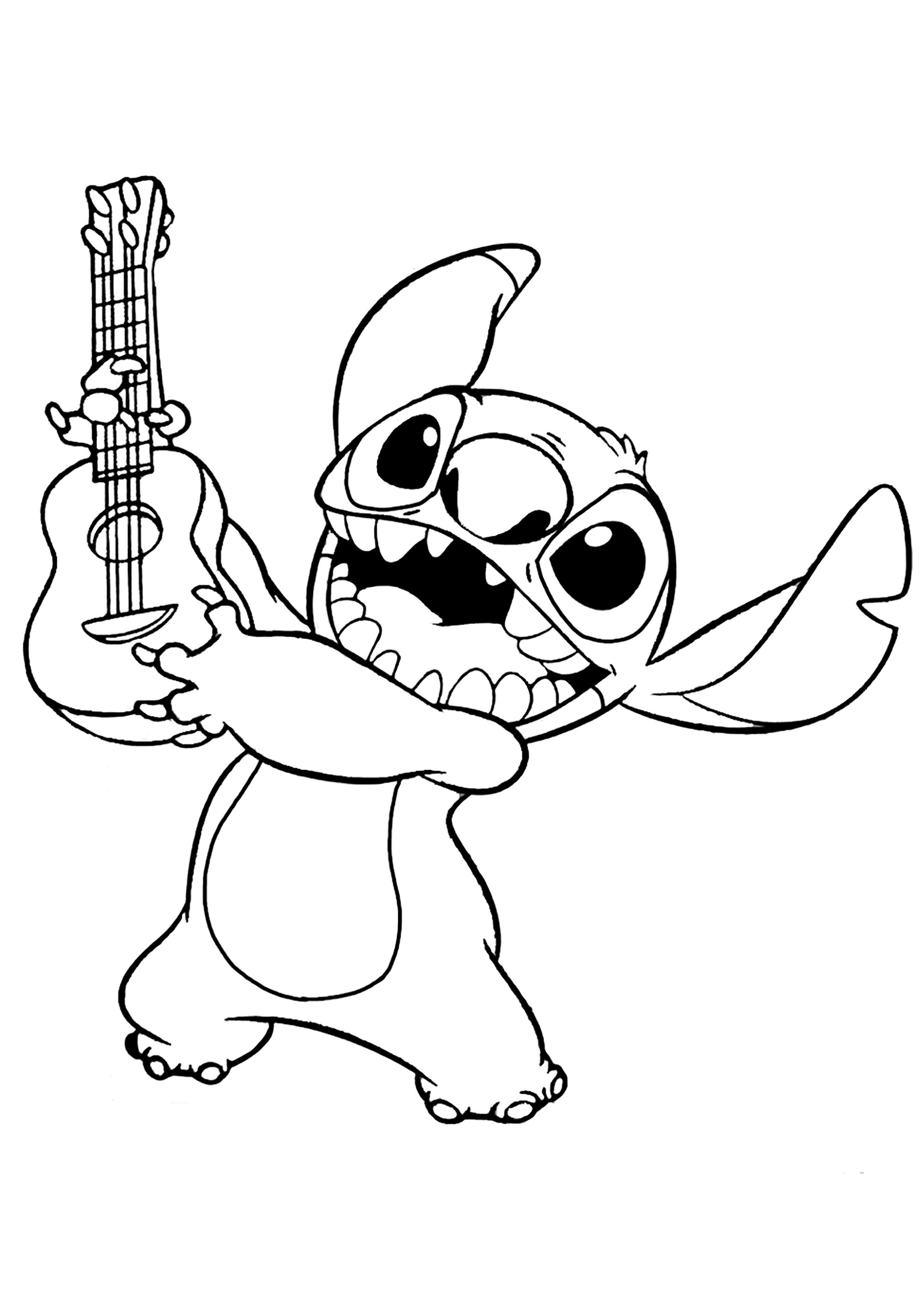 Lilo and Stitch Coloring Pages Free Printable 89