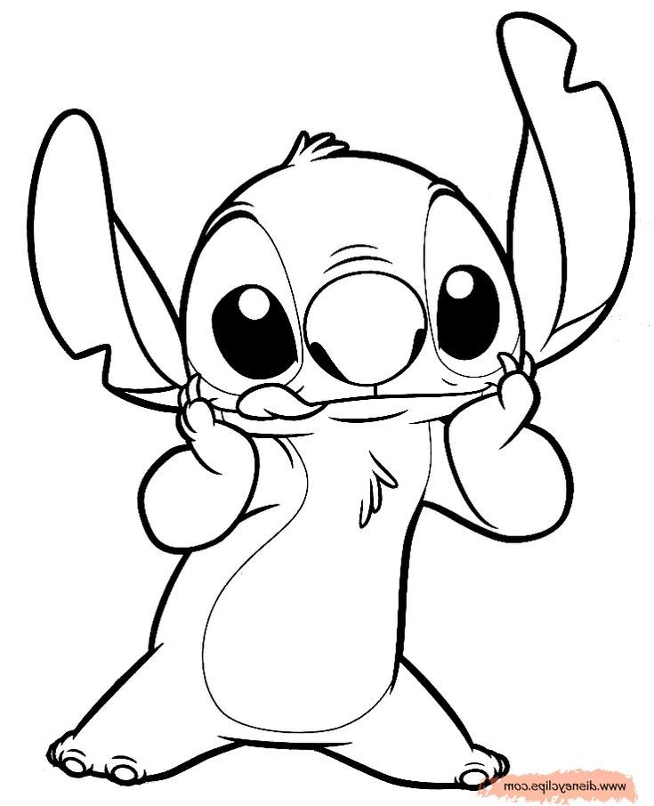 Lilo and Stitch Coloring Pages Free Printable 9