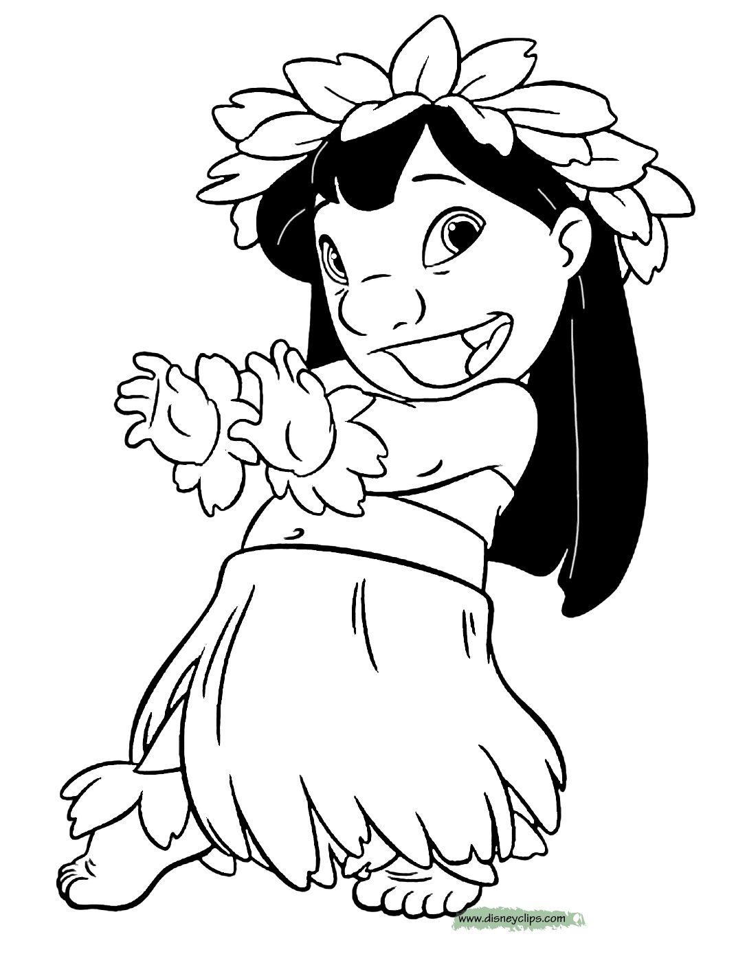 Lilo and Stitch Coloring Pages Free Printable 90