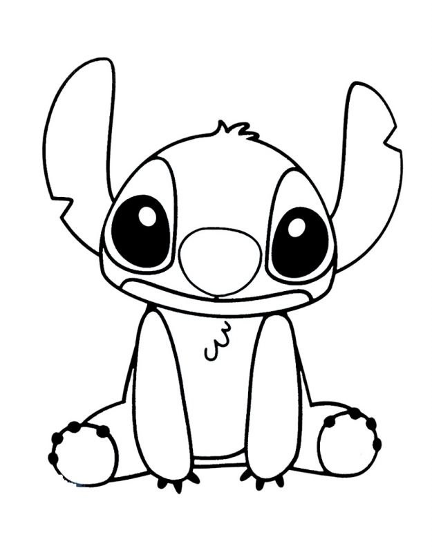 Lilo and Stitch Coloring Pages Free Printable 92