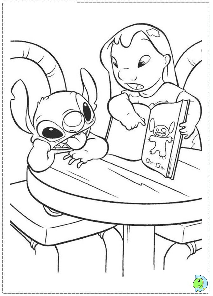 Lilo and Stitch Coloring Pages Free Printable 93