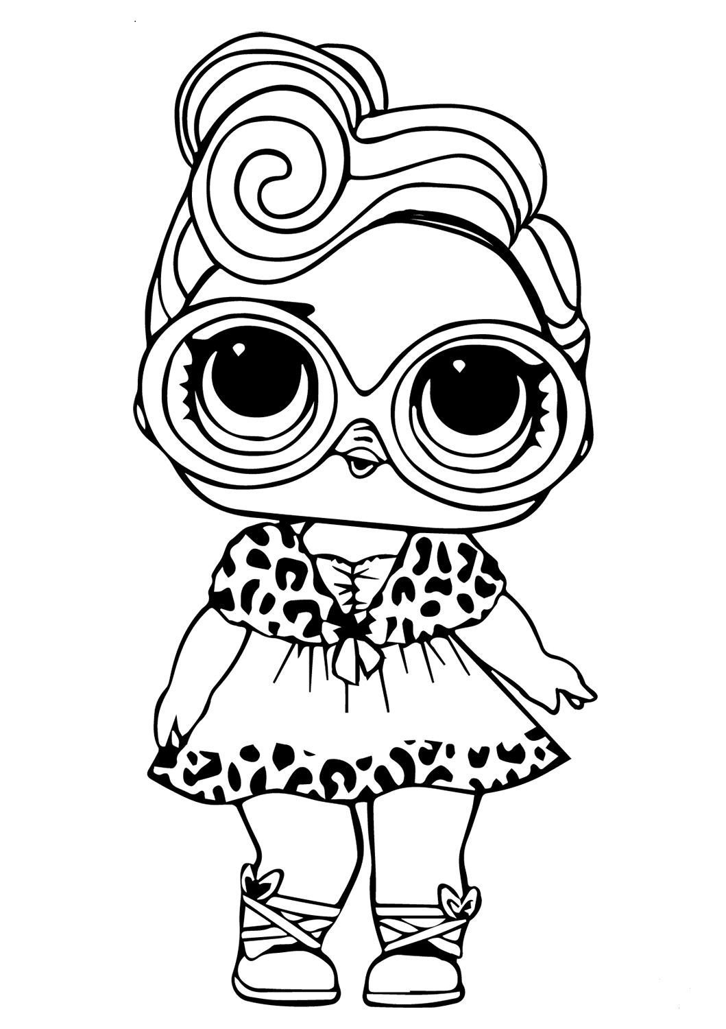 Lol Doll Coloring Pages Free Printable 1