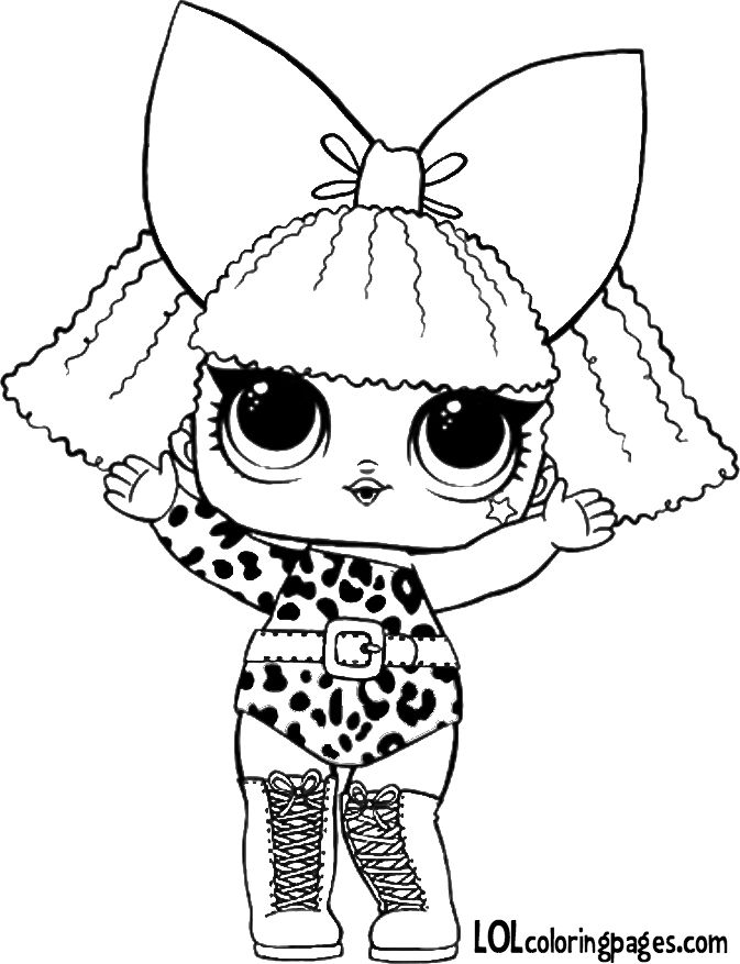 Lol Doll Coloring Pages Free Printable 10