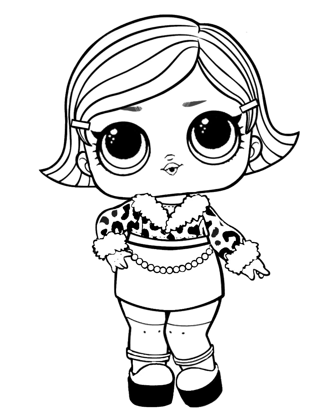 Lol Doll Coloring Pages Free Printable 100