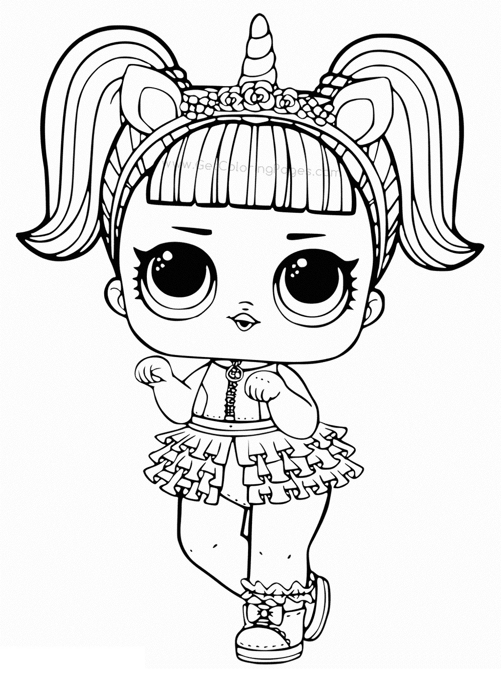 Lol Doll Coloring Pages Free Printable 103