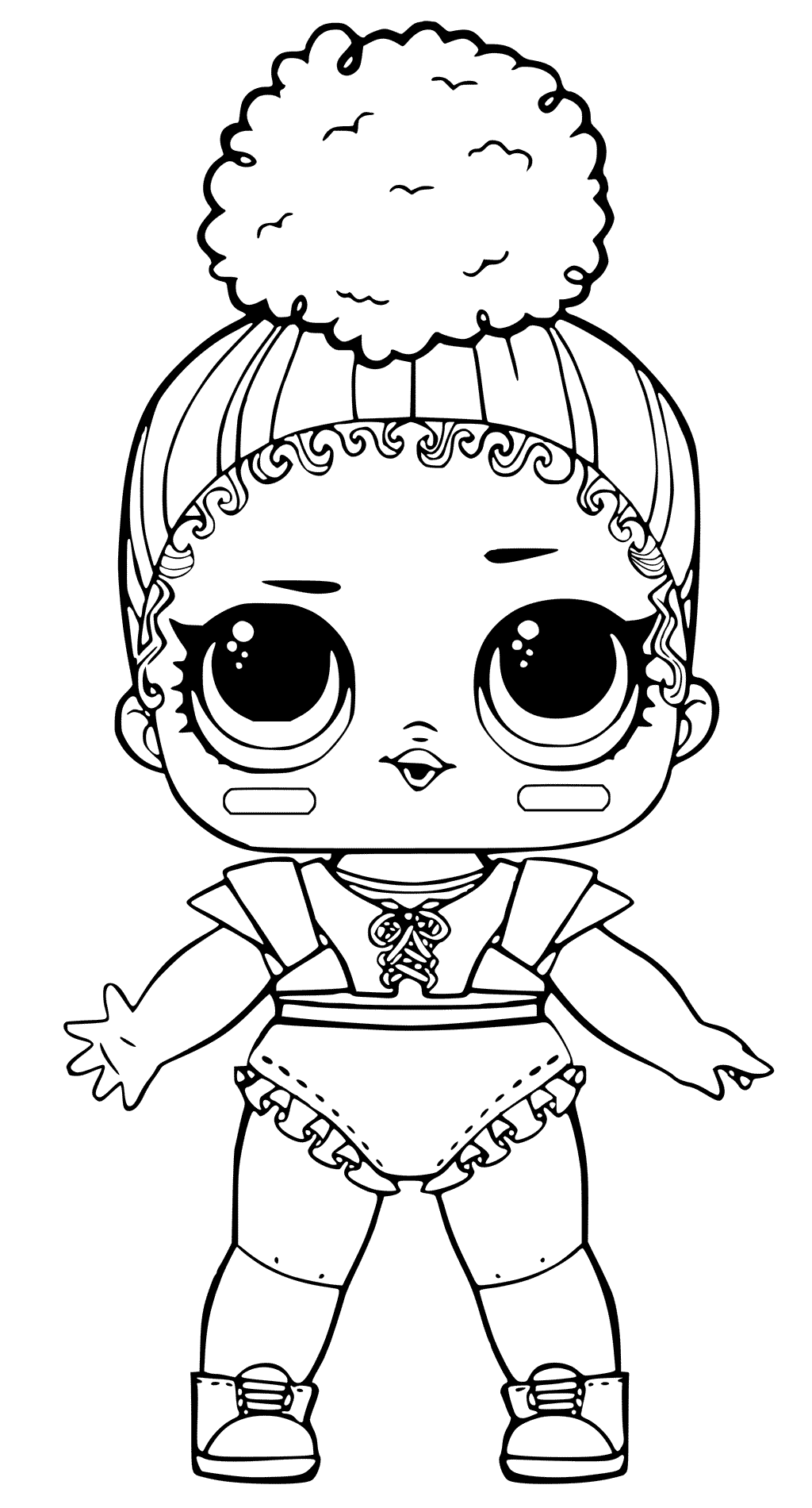 Lol Doll Coloring Pages Free Printable 105