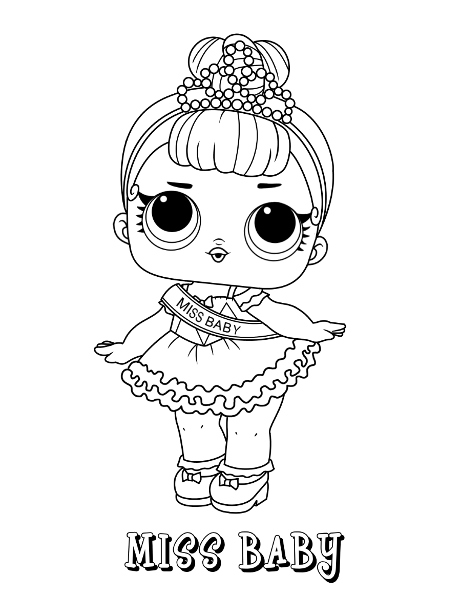 Lol Doll Coloring Pages Free Printable 112