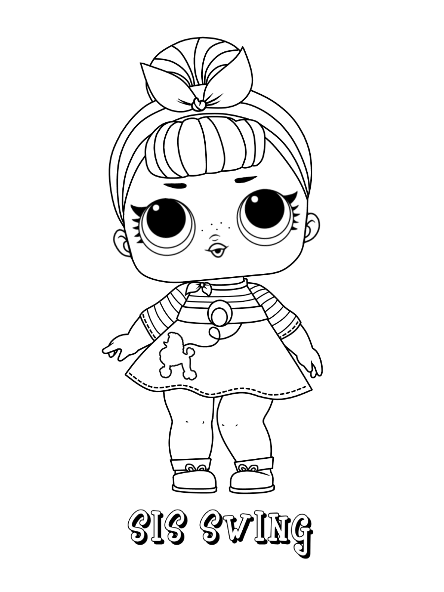 Lol Doll Coloring Pages Free Printable 113