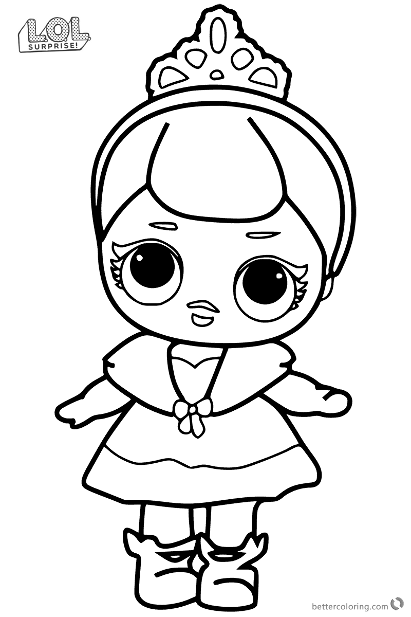 Lol Doll Coloring Pages Free Printable 116