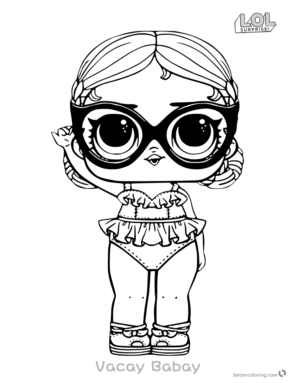 Lol Doll Coloring Pages Free Printable 117