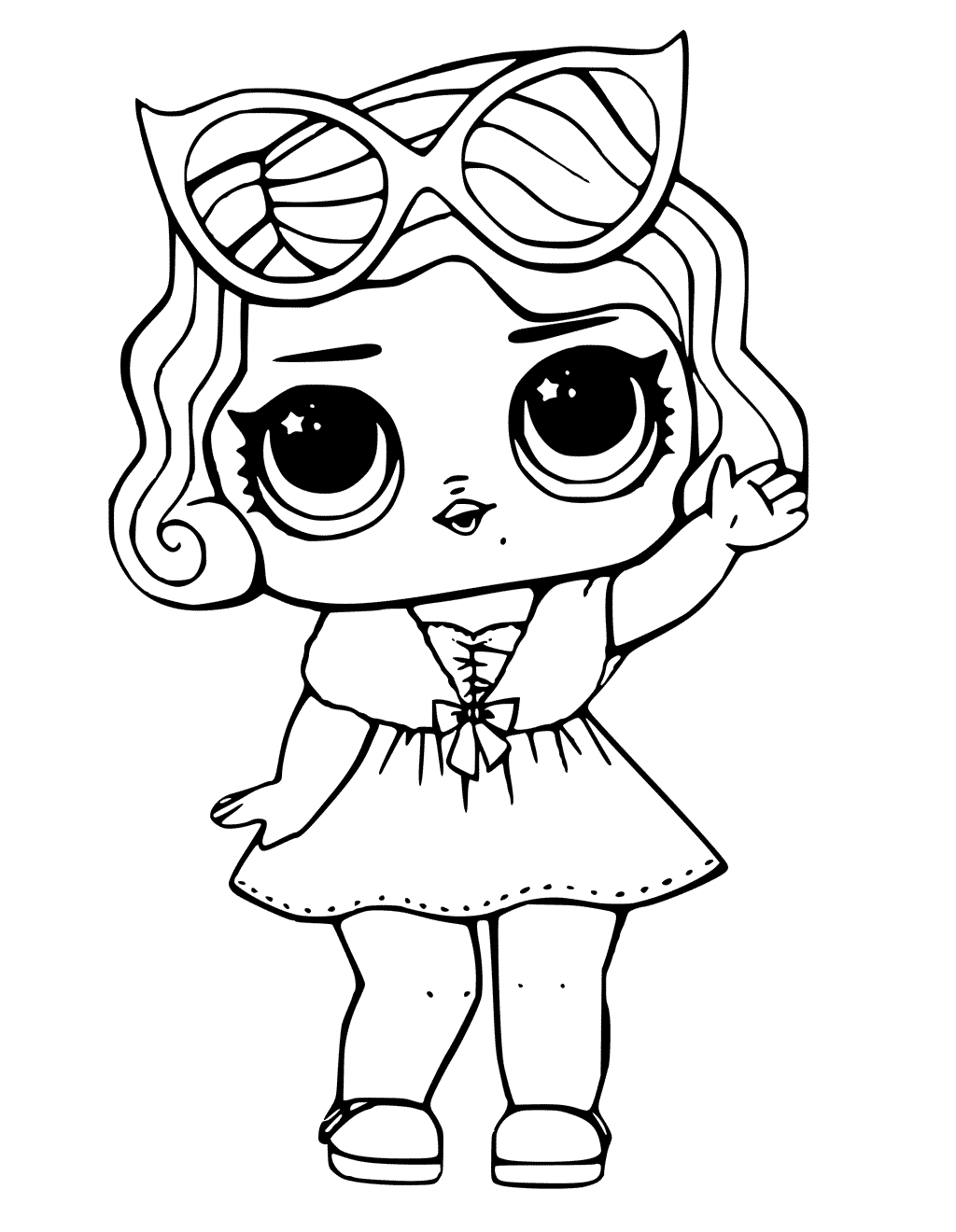 Lol Doll Coloring Pages Free Printable 118