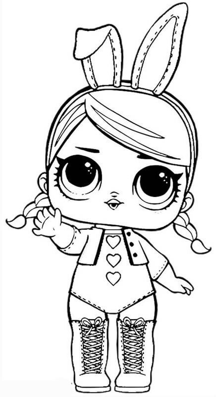 Lol Doll Coloring Pages Free Printable 119