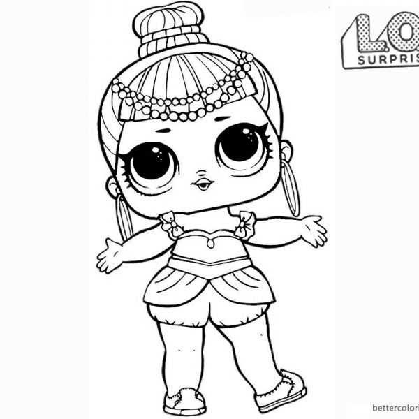 Lol Doll Coloring Pages Free Printable 122